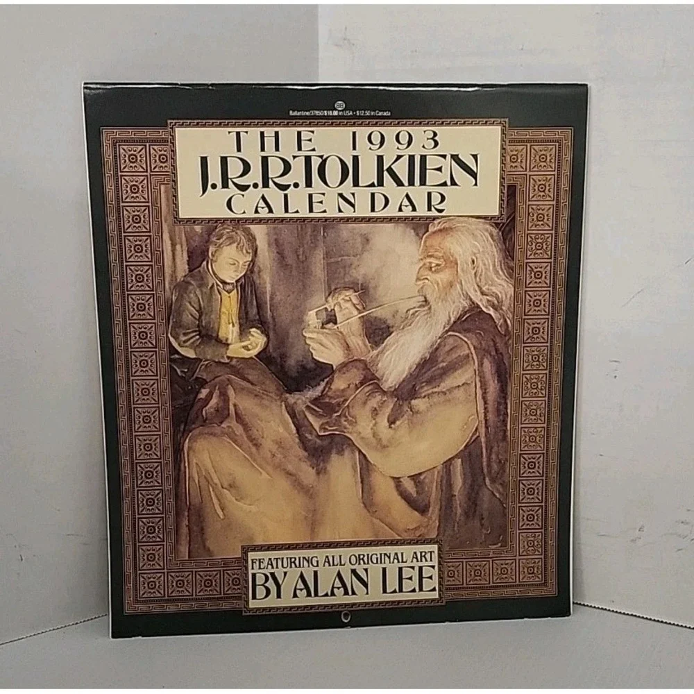 J.R.R. Tolkien‎ Calendar 1993 Lord of the Rings Middle-Earth Alan Lee